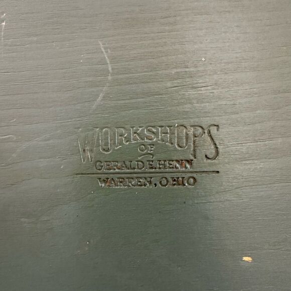 Henn Workshops Vintage Wooden Peg Rack with Hearts Hanger - Picture 5 of 9